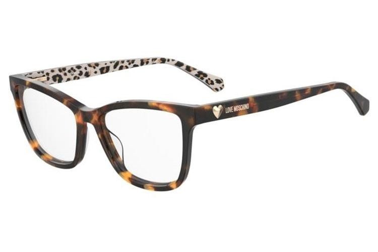 Ochelari Love Moschino MOL632 H7P Dreptunghiulari Havana