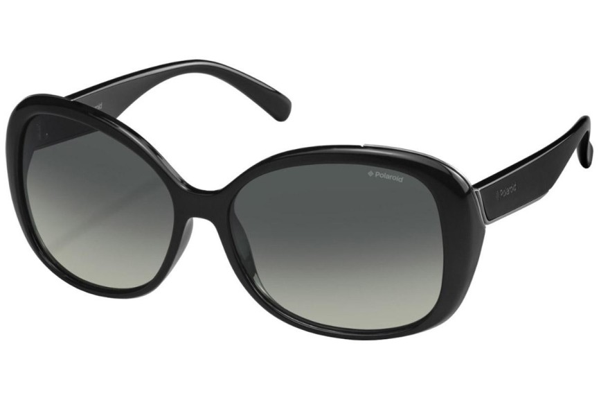 Okulary przeciwsłoneczne Polaroid PLD4023/S D28/LB Polarized Oversize Czarne