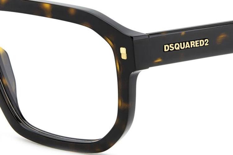 Ochelari Dsquared2 D20146 086 Dreptunghiulari Havana