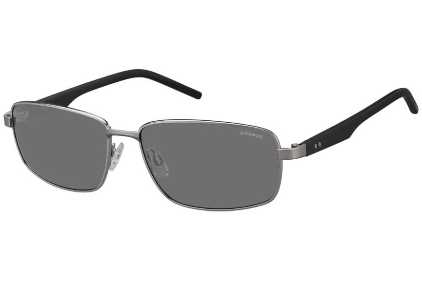 Слънчеви очила Polaroid PLD2041/S FAE/Y2 Polarized Правоъгълни Сребърна