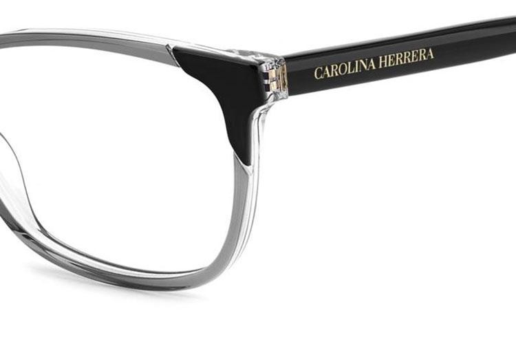 Ochelari Carolina Herrera HER0284 R6S Dreptunghiulari Gri