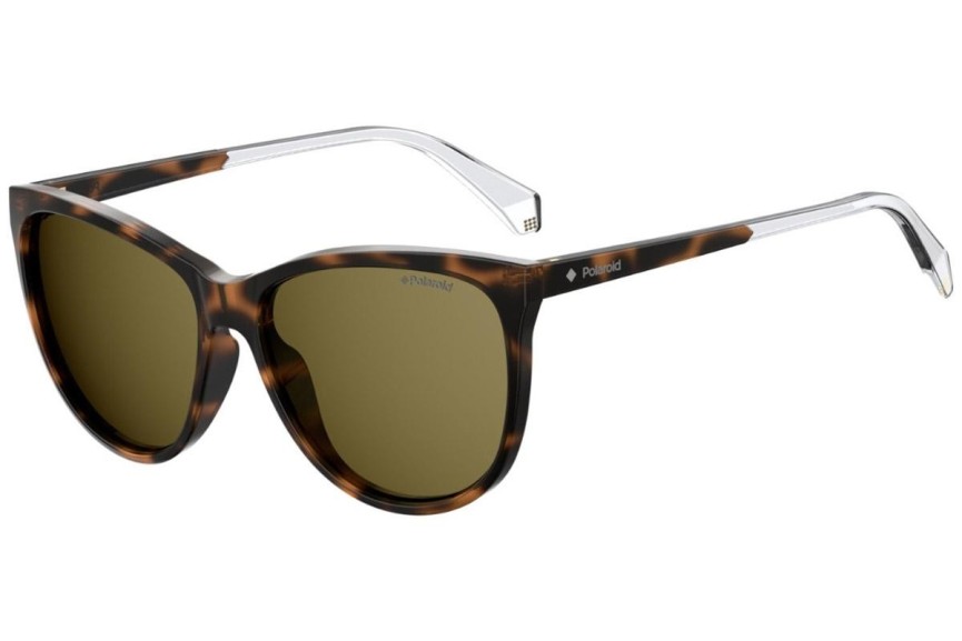 Ochelari de soare Polaroid PLD4058/S 086/LA Polarized Cat Eye Havana