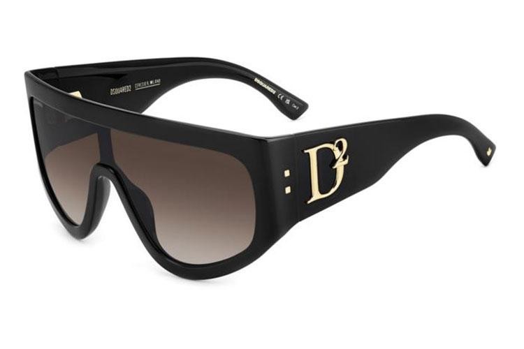 Napszemüvegek Dsquared2 D20149/S 807/HA Single Lens | Shield Fekete