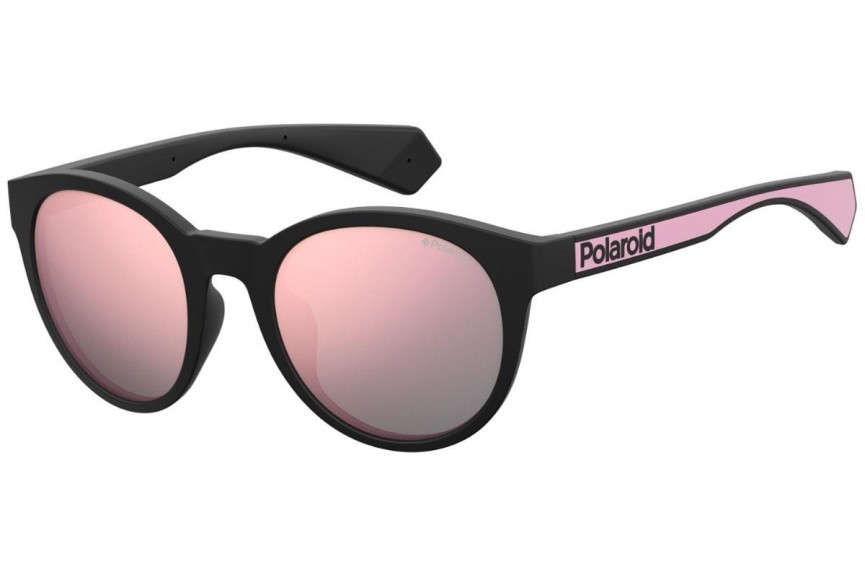 Okulary przeciwsłoneczne Polaroid Active Collection PLD6063/G/S 3H2/0J Polarized Okrągłe Czarne