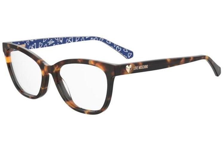 Ochelari Love Moschino MOL639 2VM Dreptunghiulari Havana