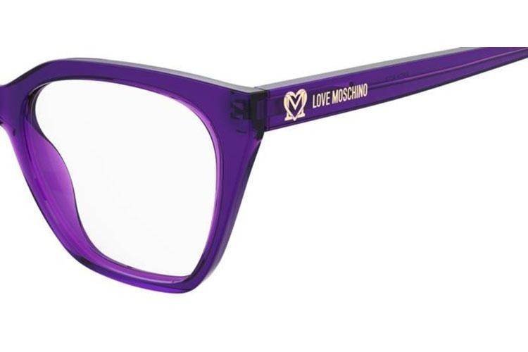 Okulary korekcyjne Love Moschino MOL627 B3V Kwadratowe Fioletowe