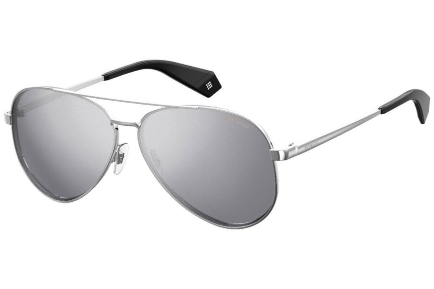 Okulary przeciwsłoneczne Polaroid PLD6069/S/X YB7/EX Polarized Pilotki (Aviator) Srebrne