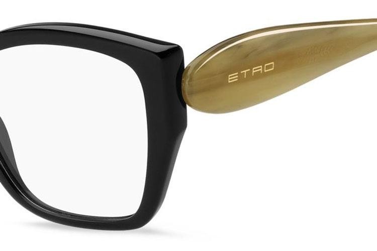 Okulary korekcyjne Etro ETRO0059 71C Prostokątne Czarne
