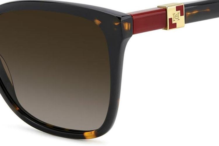 Ochelari de soare Carolina Herrera HER0273/S 086/HA Dreptunghiulari Havana