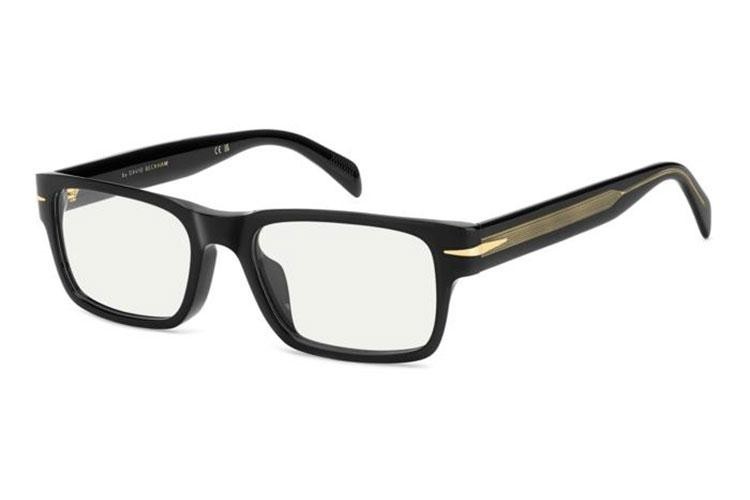 Okulary korekcyjne David Beckham DB1170/F 2M2 Prostokątne Czarne