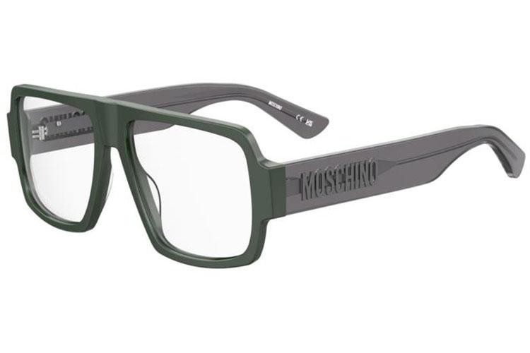 Okulary korekcyjne Moschino MOS644 1ED Flat Top Zielone