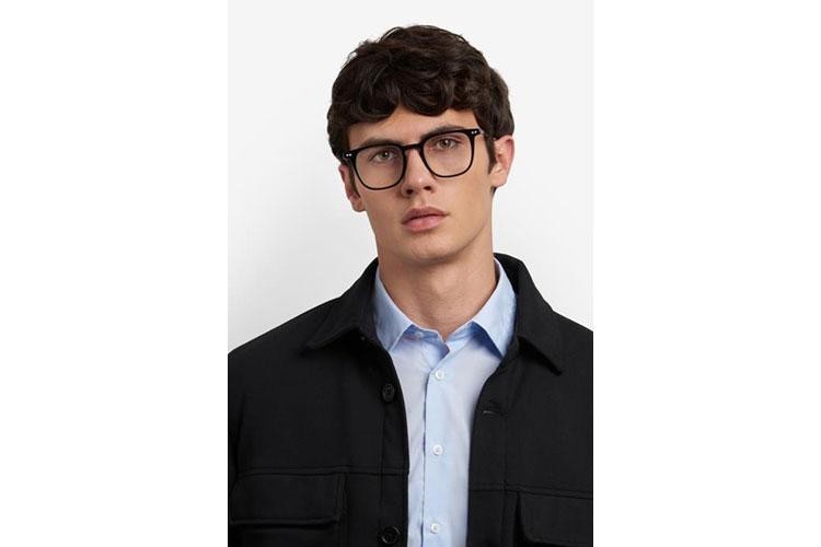 Okulary korekcyjne Tommy Hilfiger TH2137 807 Prostokątne Czarne