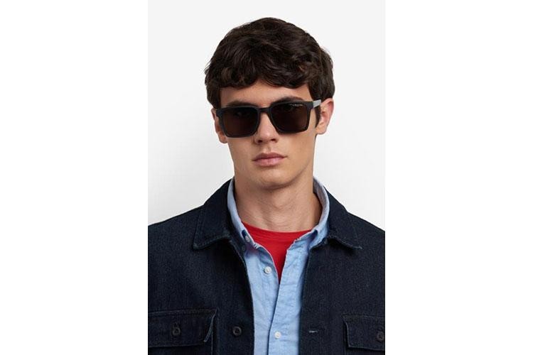 Слънчеви очила Tommy Hilfiger TH2143/S 08A/M9 Polarized Правоъгълни Черна