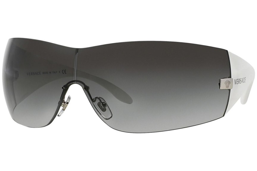 Okulary przeciwsłoneczne Versace VE2054 10008G Pojedyncze | Shield Białe