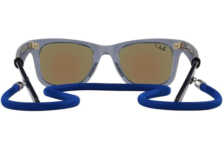 Слънчеви очила Ray-Ban Wayfarer RB2140 66414L Polarized Квадратни Сива