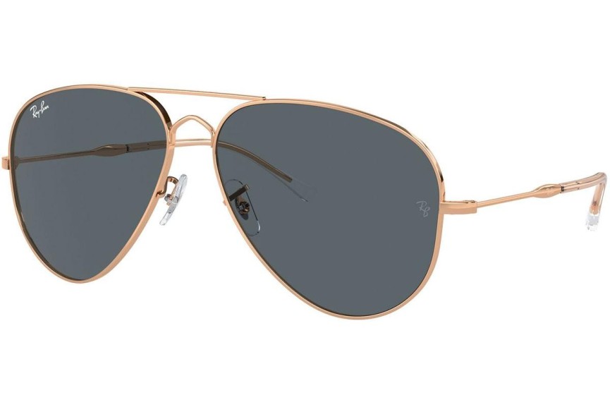 Okulary przeciwsłoneczne Ray-Ban RB3825 9202R5 Pilotki (Aviator) Złote