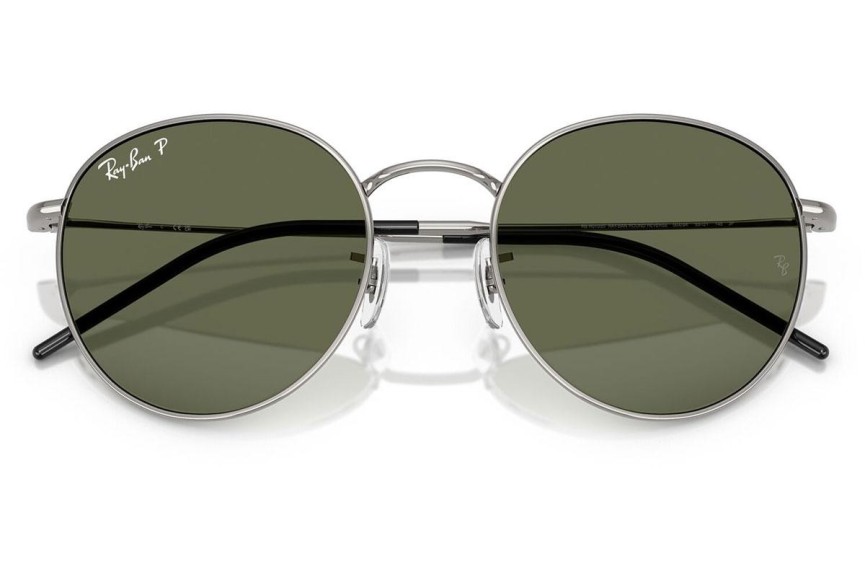 Слънчеви очила Ray-Ban RBR0103S 004/9A Polarized Заоблени Сива