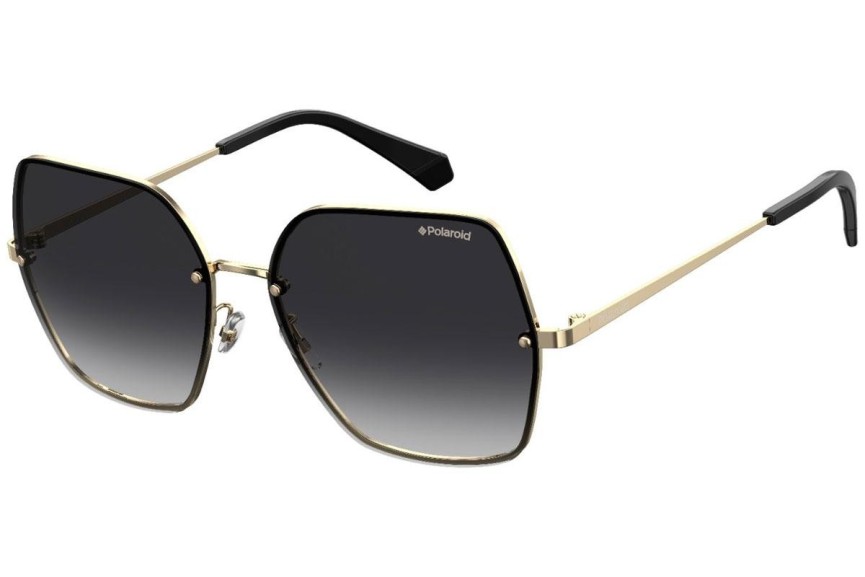 Okulary przeciwsłoneczne Polaroid PLD4091/S 2F7/WJ Polarized Oversize Złote