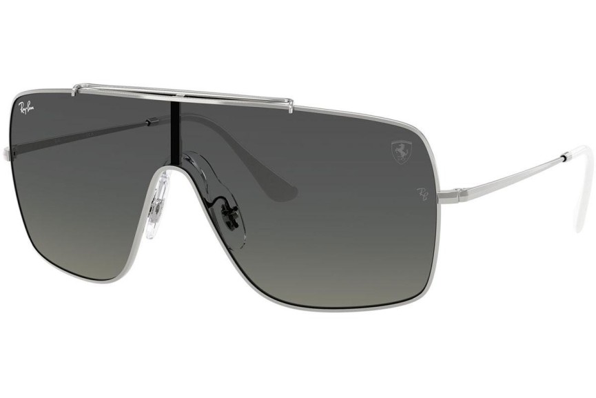 Okulary przeciwsłoneczne Ray-Ban RB3697M F1048G Pojedyncze | Shield Srebrne