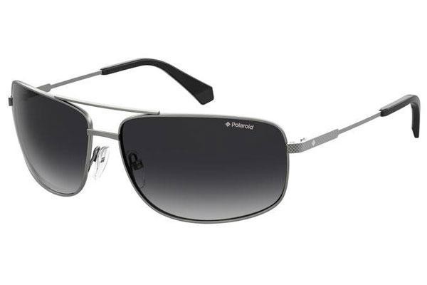 Слънчеви очила Polaroid PLD2101/S R80/WJ Polarized Правоъгълни Сребърна