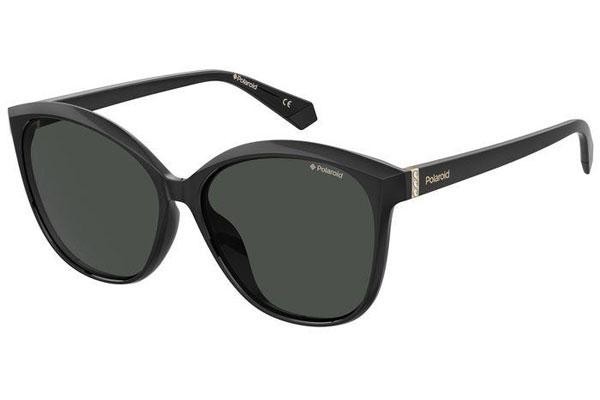 Okulary przeciwsłoneczne Polaroid PLD4100/F/S 807/M9 Polarized Kwadratowe Czarne