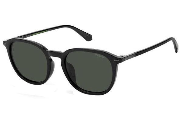 Okulary przeciwsłoneczne Polaroid PLD2115/F/S 807/M9 Polarized Okrągłe Czarne