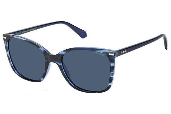 Okulary przeciwsłoneczne Polaroid PLD4108/S JBW/C3 Polarized Kocie oczy Niebieskie