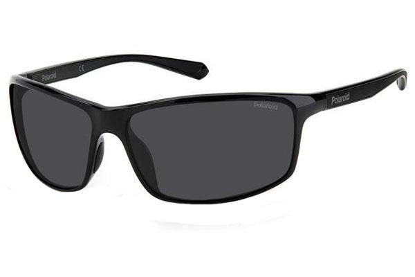 Okulary przeciwsłoneczne Polaroid PLD7036/S 807/M9 Polarized Prostokątne Czarne