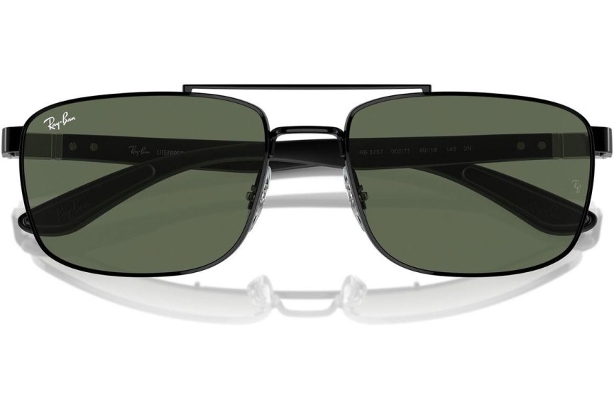 Слънчеви очила Ray-Ban RB3737 002/71 Правоъгълни Черна