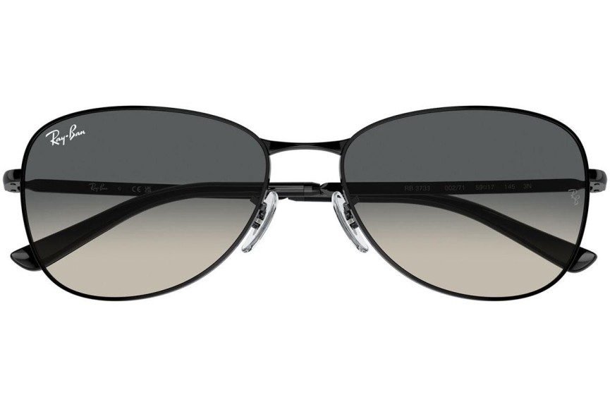 Слънчеви очила Ray-Ban RB3733 002/71 Пилотни Черна