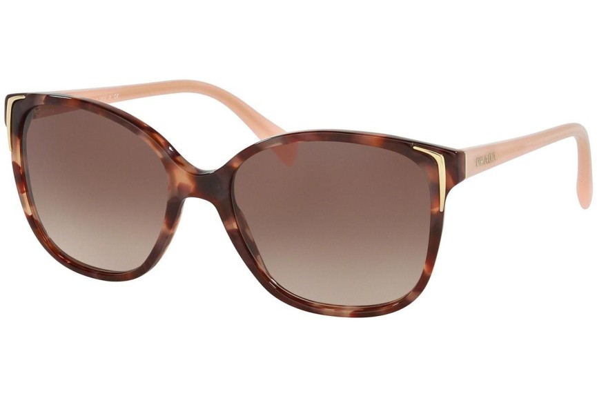 Okulary przeciwsłoneczne Prada PR01OS UE00A6 Oversize Brązowe