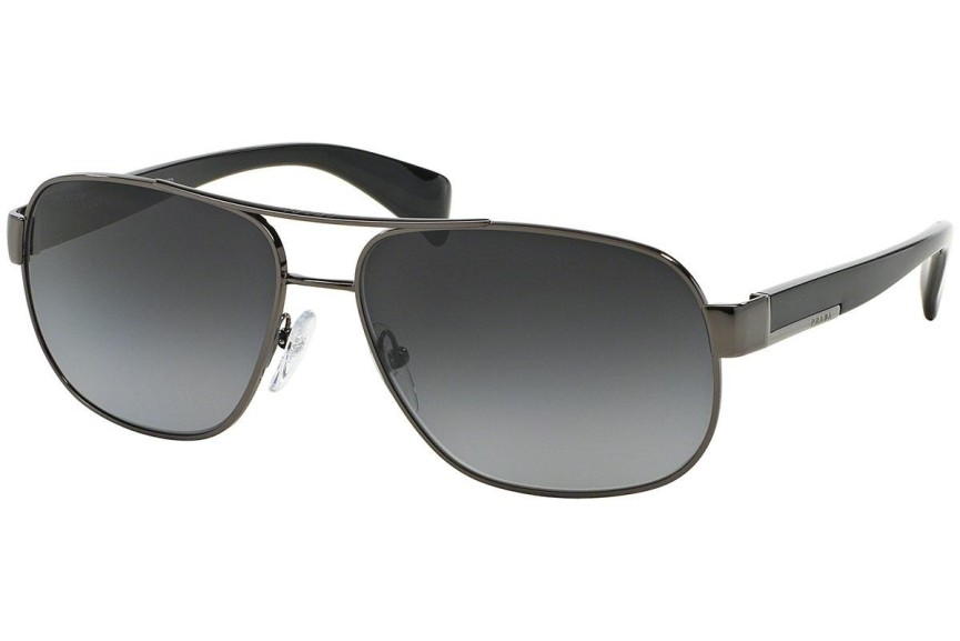 Okulary przeciwsłoneczne Prada PR52PS 5AV5W1 Polarized Pilotki (Aviator) Srebrne