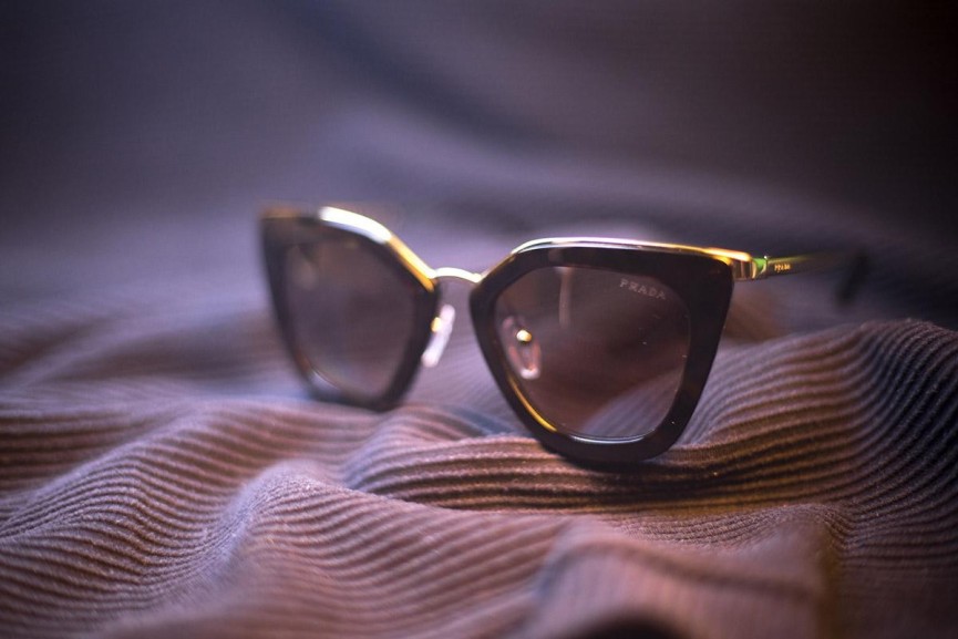 Okulary przeciwsłoneczne Prada PR53SS 2AU3D0 Kocie oczy Havana