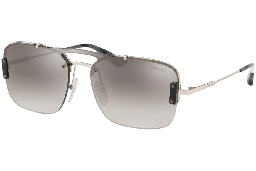Okulary przeciwsłoneczne Prada PR56VS 1BC4S1 Kwadratowe Srebrne