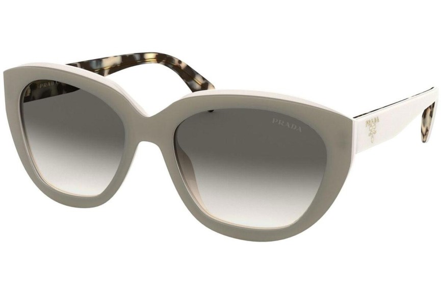 Okulary przeciwsłoneczne Prada PR16XS 08C02C Kwadratowe Beżowe
