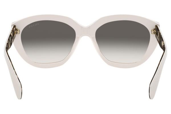 Okulary przeciwsłoneczne Prada PR16XS 08C02C Kwadratowe Beżowe