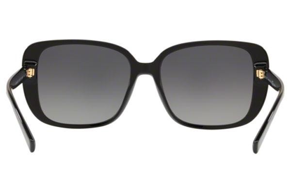 Okulary przeciwsłoneczne Versace VE4357 GB1/T3 Polarized Kwadratowe Czarne