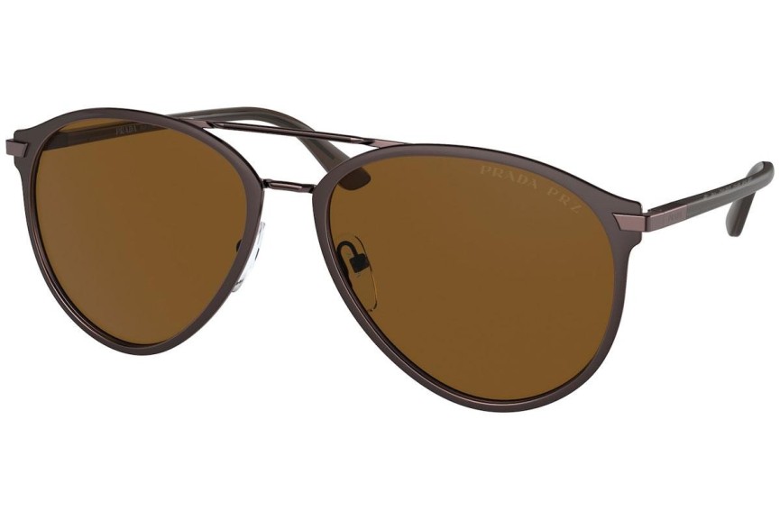 Napszemüvegek Prada PR51WS GAP01D Polarized Pilota Barna