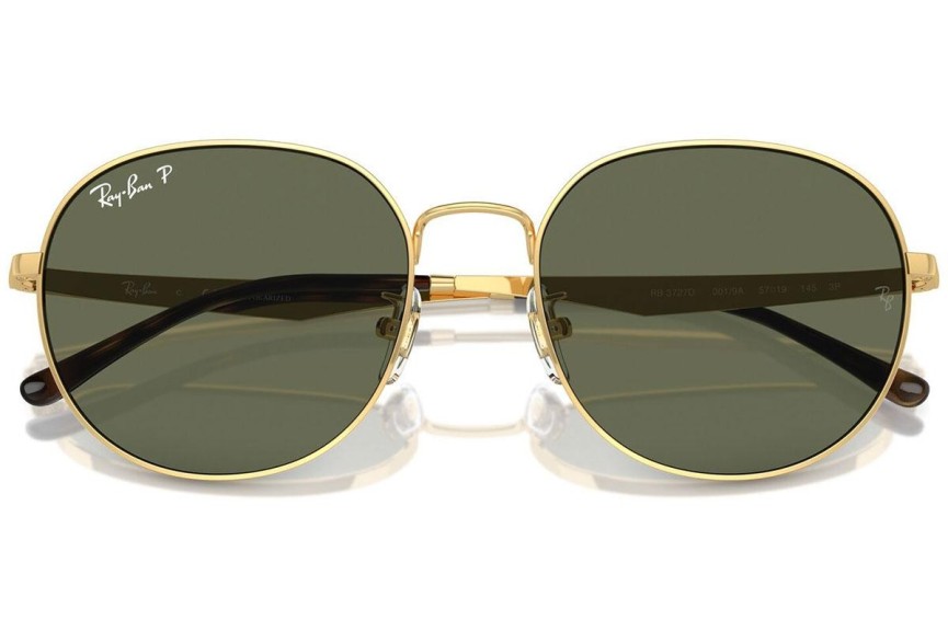 Слънчеви очила Ray-Ban RB3727D 001/9A Polarized Заоблени Златна