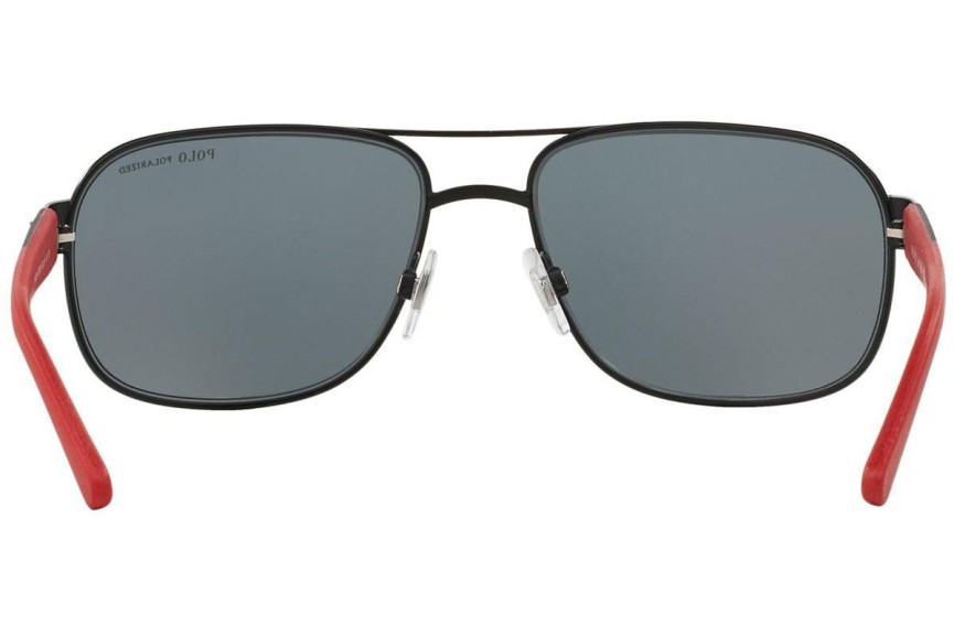 Okulary przeciwsłoneczne Polo Ralph Lauren PH3093 927781 Polarized Pilotki (Aviator) Czarne