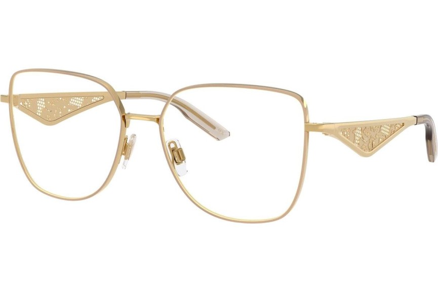 Briller Dolce & Gabbana DG1358 1366 Cat Eye Guld