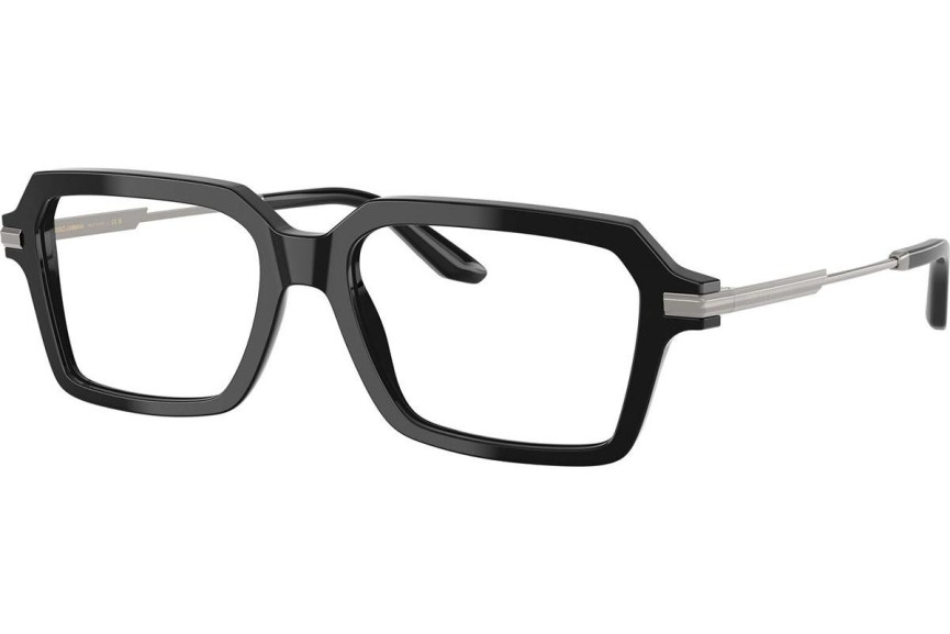 Okulary korekcyjne Dolce & Gabbana DG3401 501 Kwadratowe Czarne