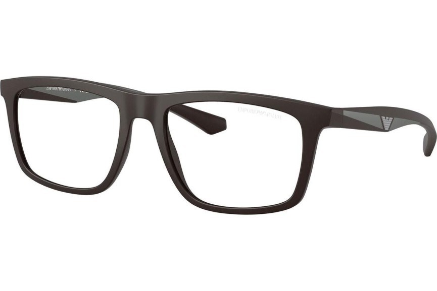 Okulary korekcyjne Emporio Armani EA4235 61861W Kwadratowe Brązowe