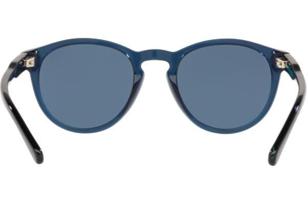 Okulary przeciwsłoneczne Polo Ralph Lauren PH4172 595580 Okrągłe Niebieskie