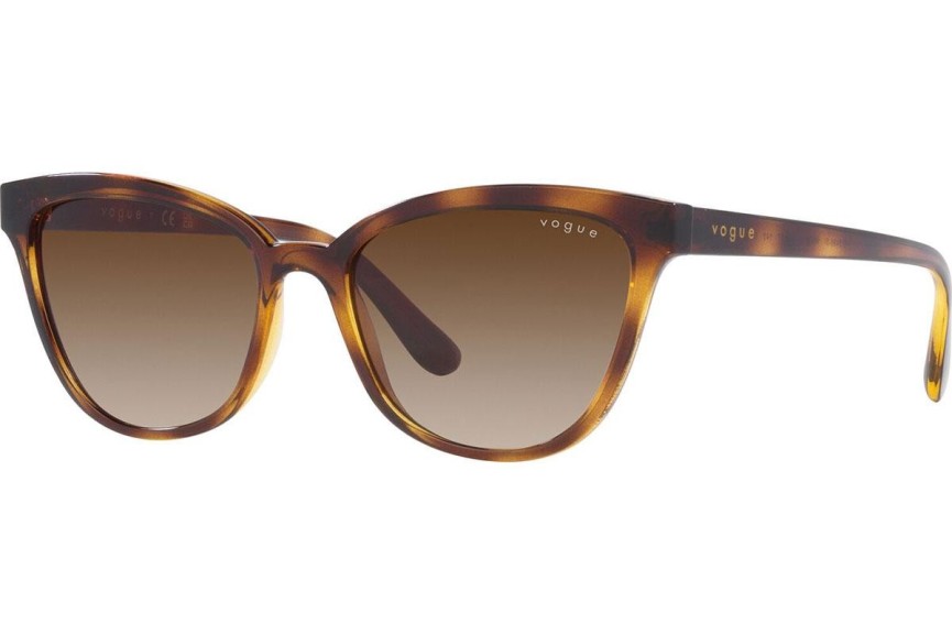 Okulary przeciwsłoneczne Vogue Eyewear VO5496SI W65613 Kocie oczy Havana