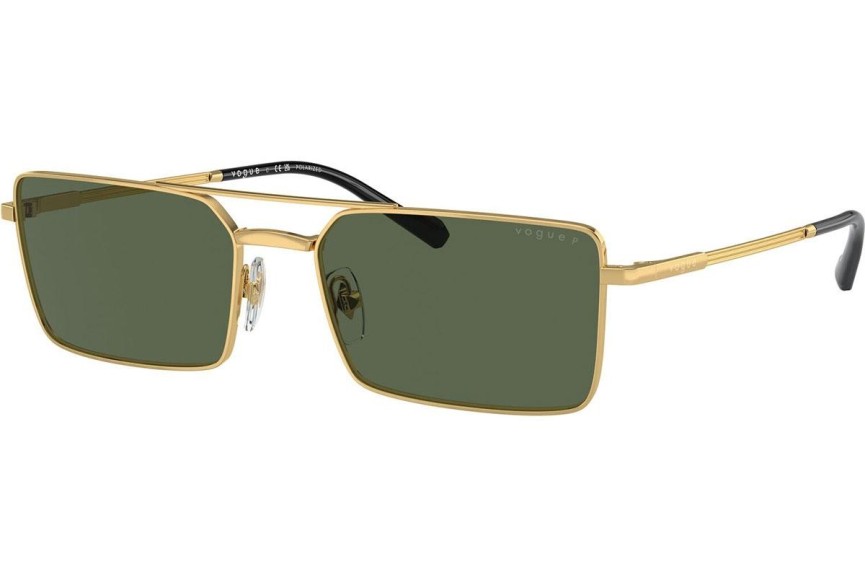 Solbriller Vogue Eyewear VO4309S 280/9A Polarized Rektangulær Guld