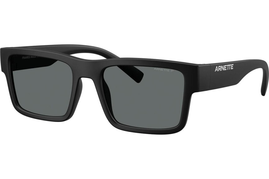 Okulary przeciwsłoneczne Arnette AN4344 290081 Polarized Kwadratowe Czarne