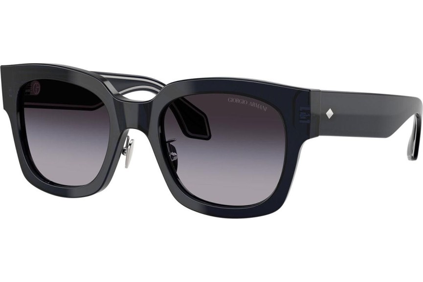 Okulary przeciwsłoneczne Giorgio Armani AR8223 61608G Kwadratowe Czarne