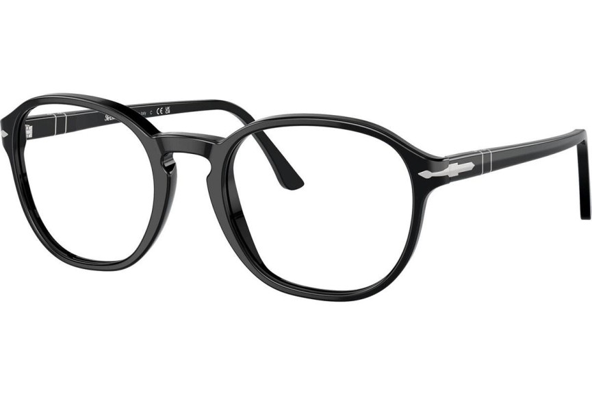 Briller Persol PO3343V 95 Rund Sort