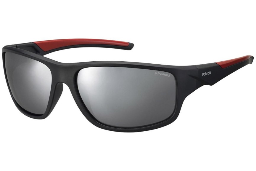 Okulary przeciwsłoneczne Polaroid Sport PLD7010/S OIT/EX Polarized Prostokątne Czarne